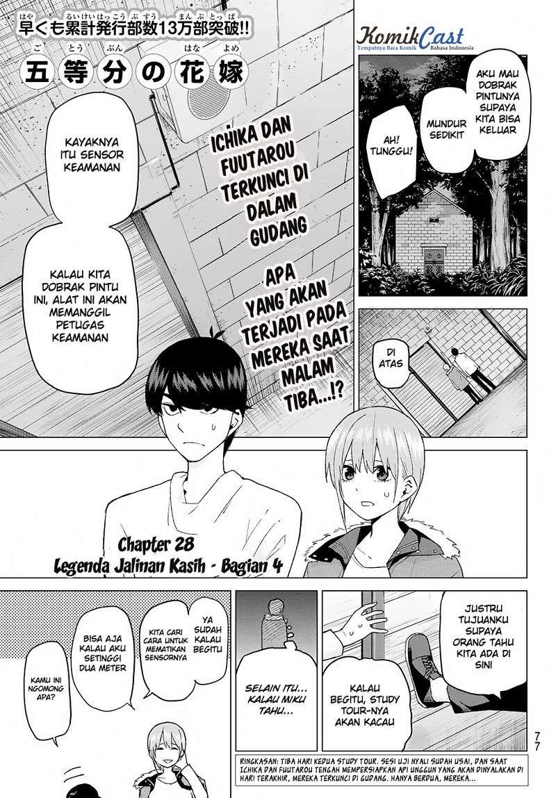 Baca Go-toubun no Hanayome Chapter 28 Gambar 2