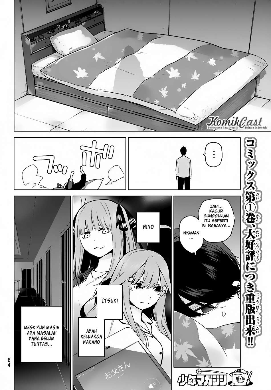 Go-toubun no Hanayome Chapter 17 Gambar 19