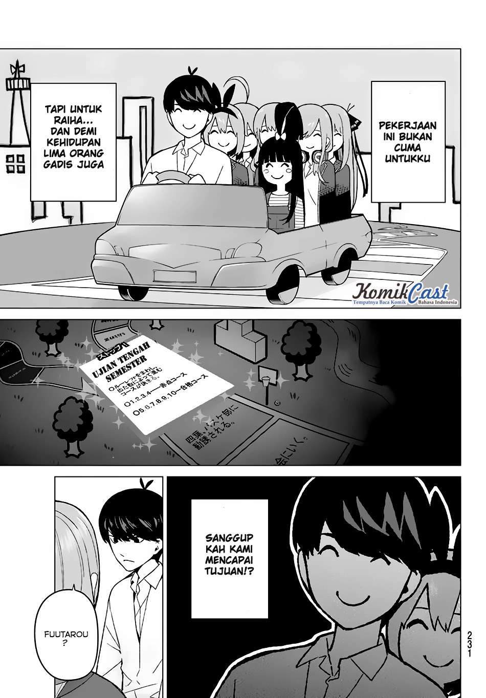 Go-toubun no Hanayome Chapter 16 Gambar 12