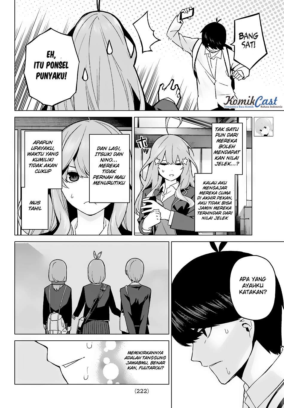 Go-toubun no Hanayome Chapter 16 Gambar 3