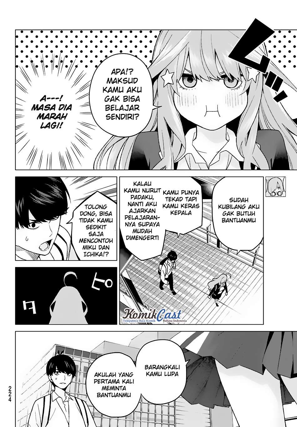Go-toubun no Hanayome Chapter 16 Gambar 5