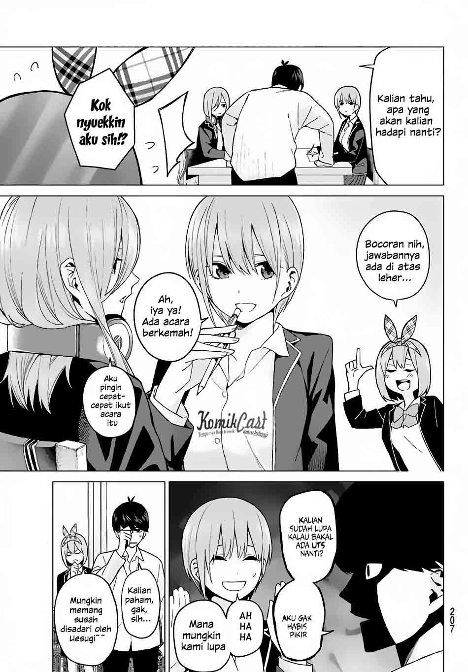 Go-toubun no Hanayome Chapter 15 Gambar 12
