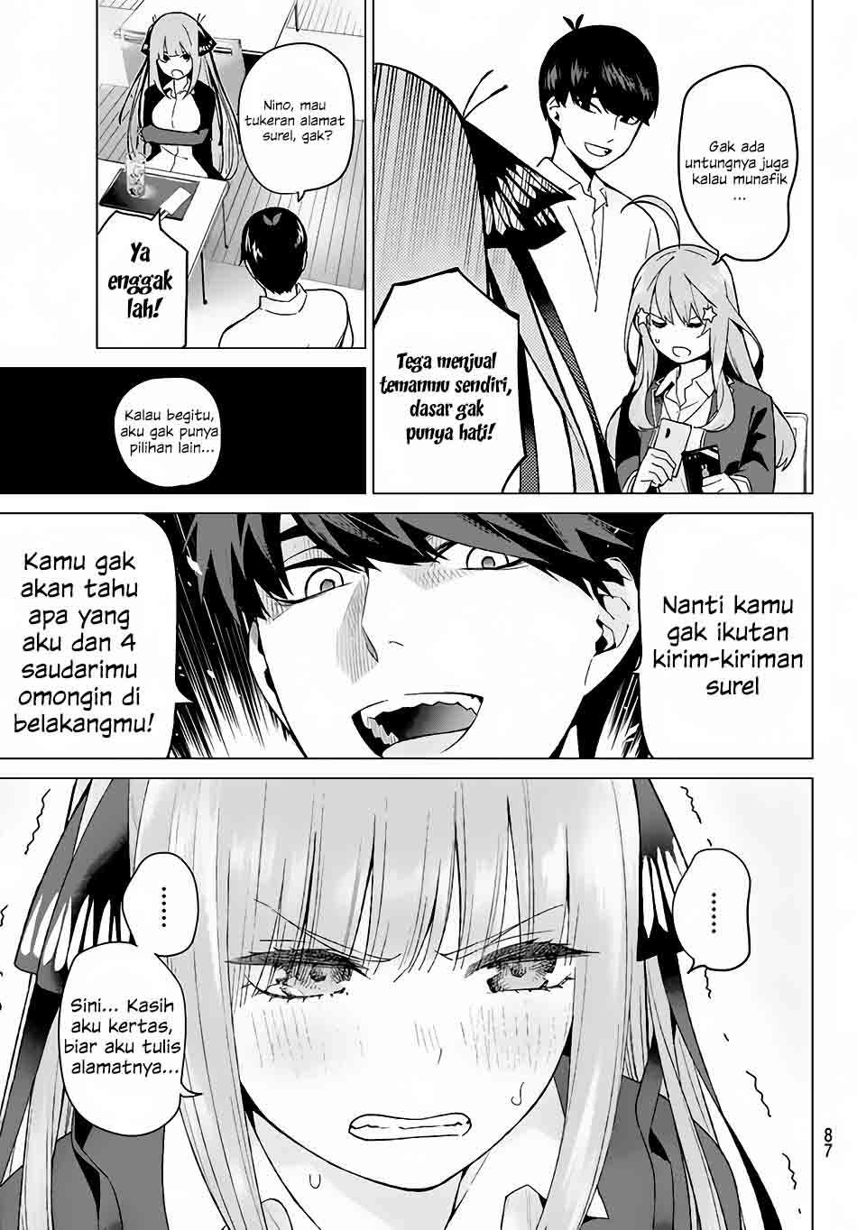 Go-toubun no Hanayome Chapter 13 Gambar 12