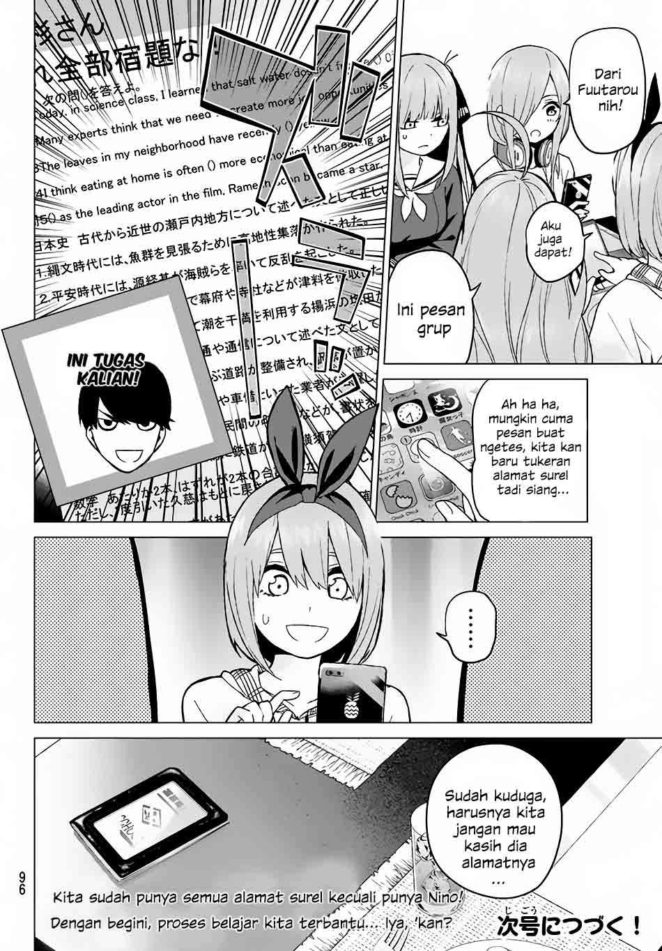 Go-toubun no Hanayome Chapter 13 Gambar 21