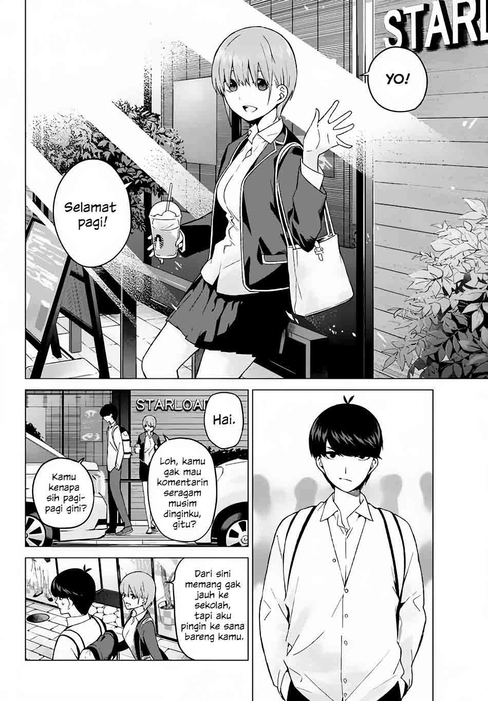 Go-toubun no Hanayome Chapter 13 Gambar 3