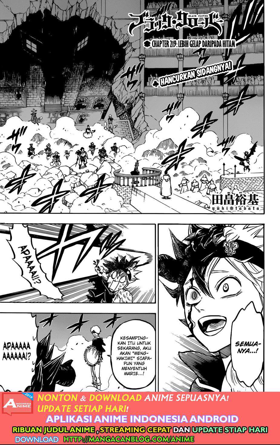 Baca Komik Black Clover Chapter 219 Gambar 1