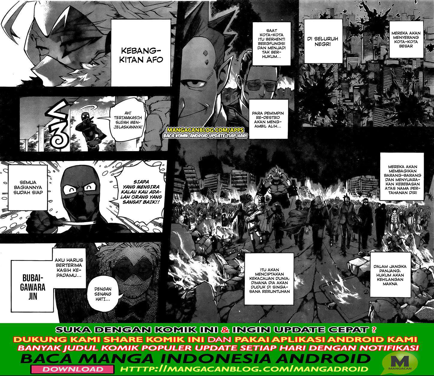 Boku no Hero Academia Chapter 258 Gambar 8