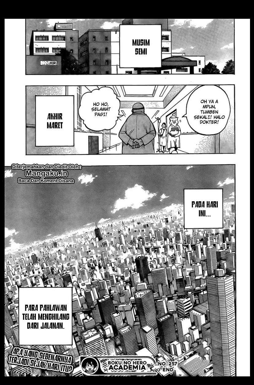 Boku no Hero Academia Chapter 257 Gambar 17