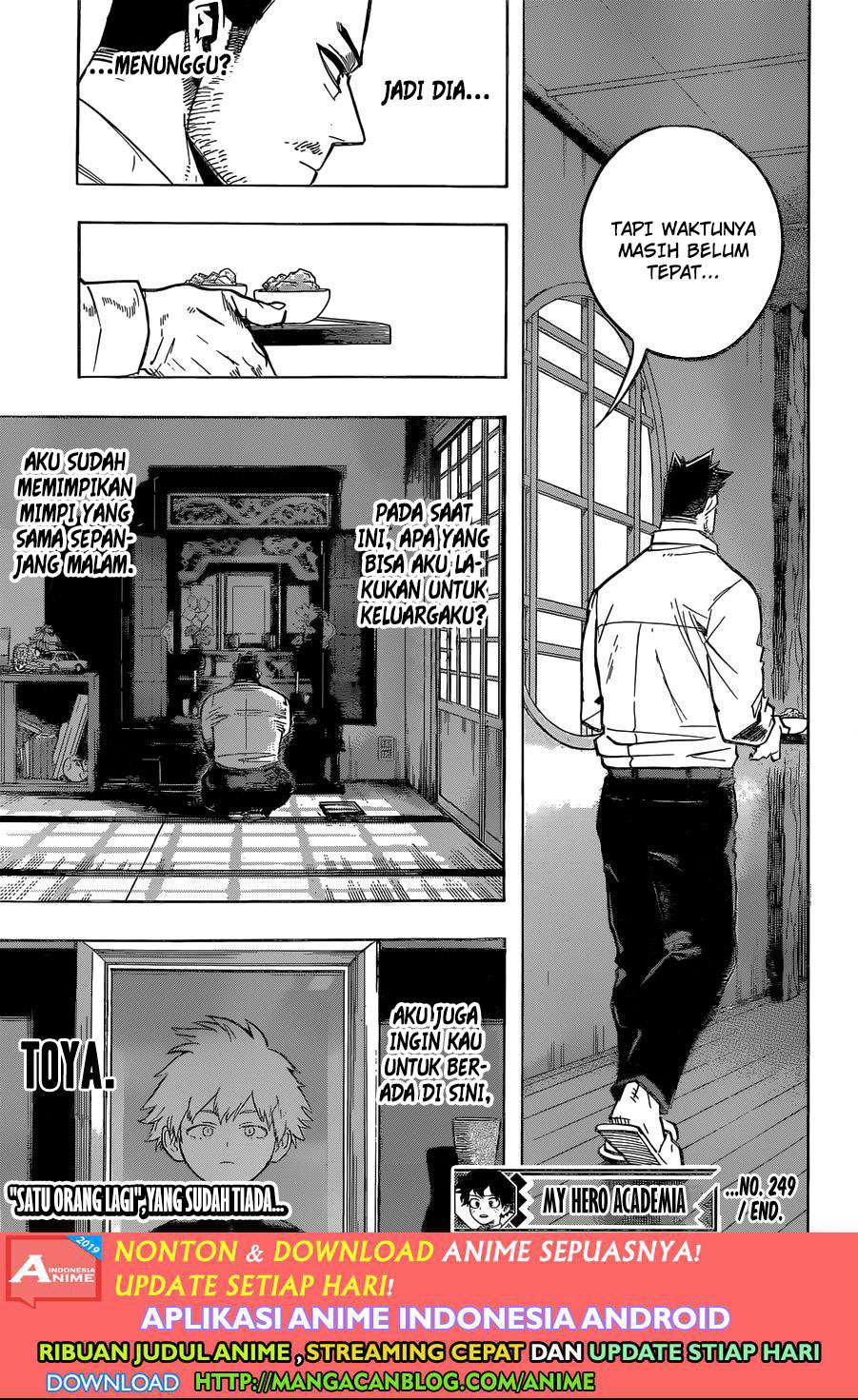 Boku no Hero Academia Chapter 249 Gambar 15