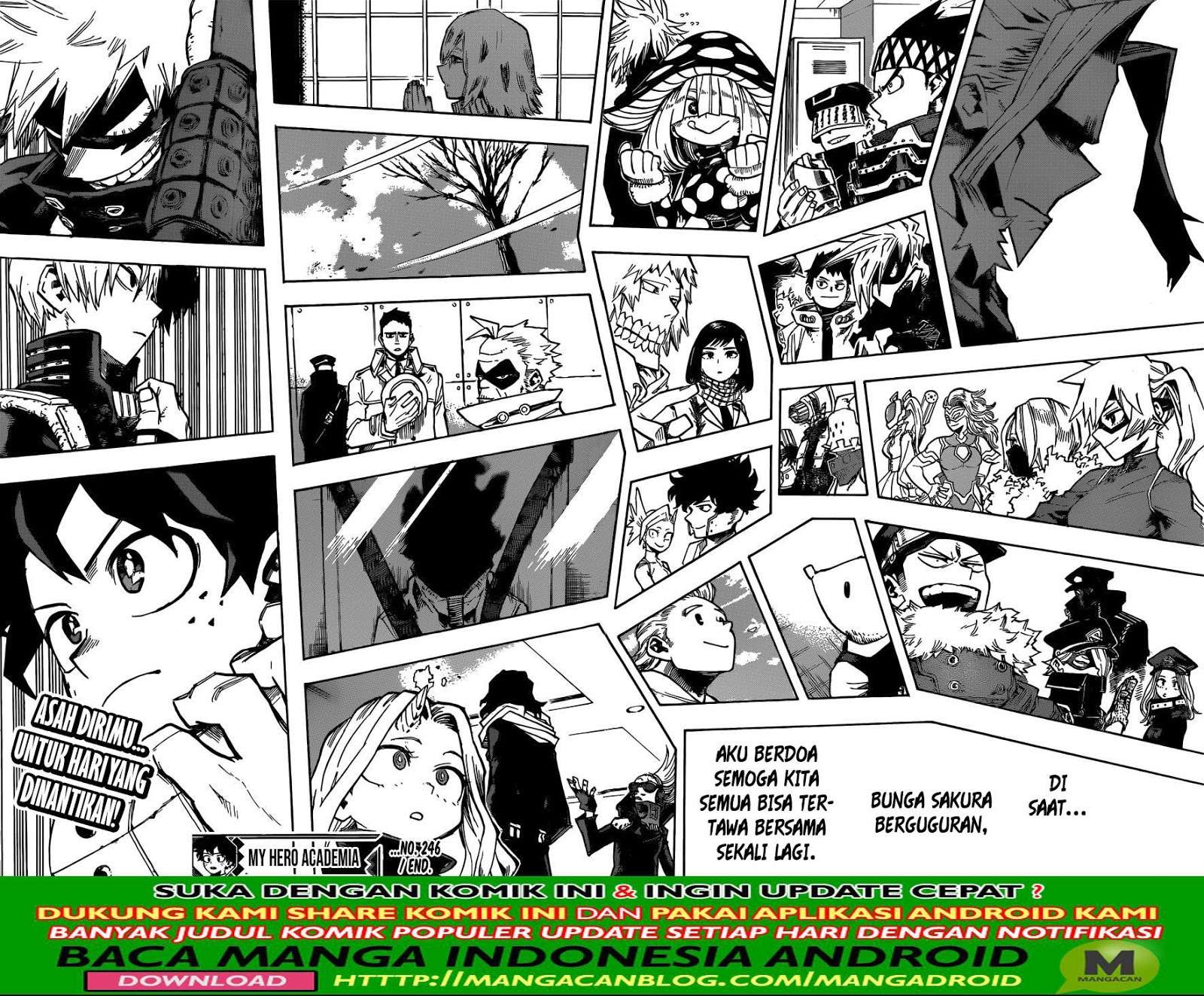 Boku no Hero Academia Chapter 246 Gambar 15