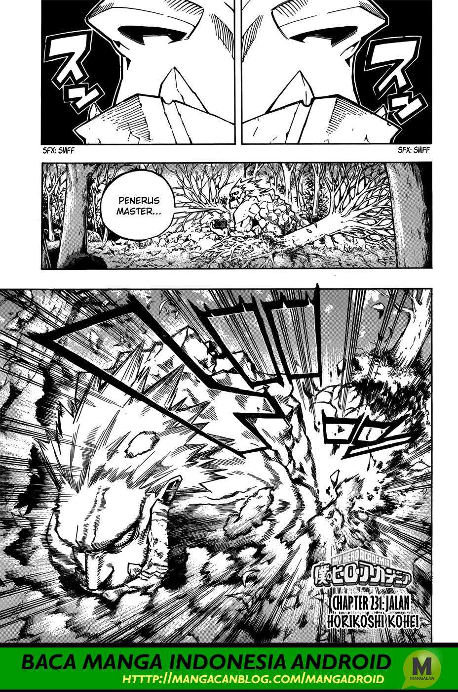 Baca Komik Boku no Hero Academia Chapter 231 Gambar 1