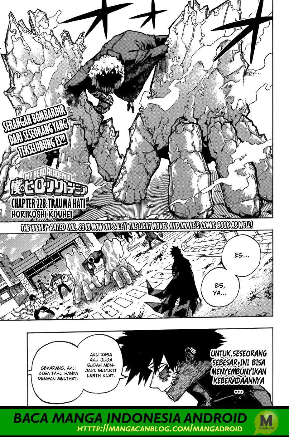 Baca Komik Boku no Hero Academia Chapter 228 Gambar 1