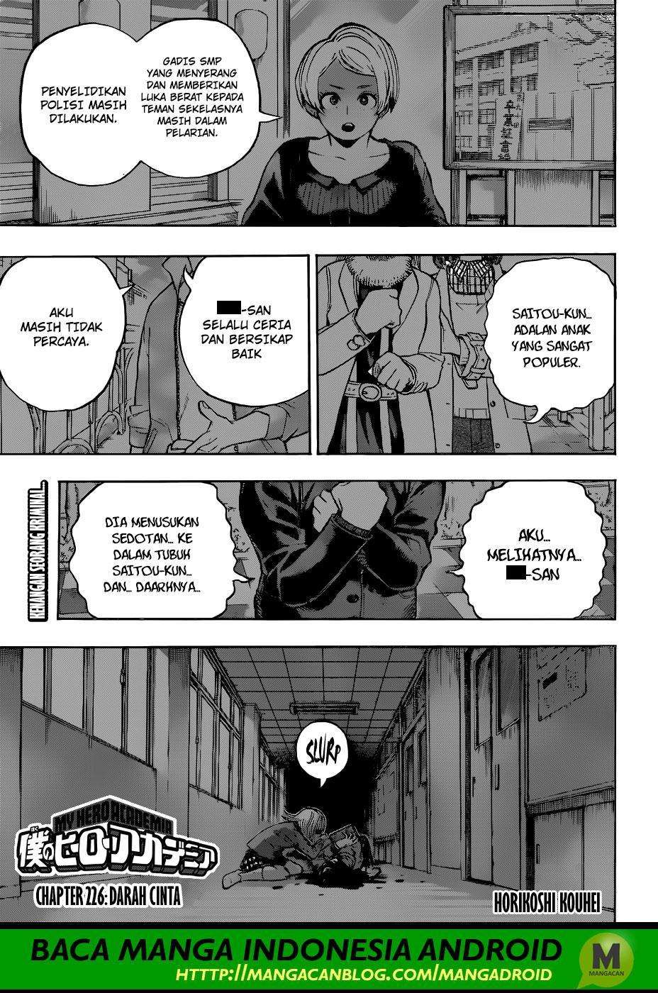 Baca Komik Boku no Hero Academia Chapter 226 Gambar 1