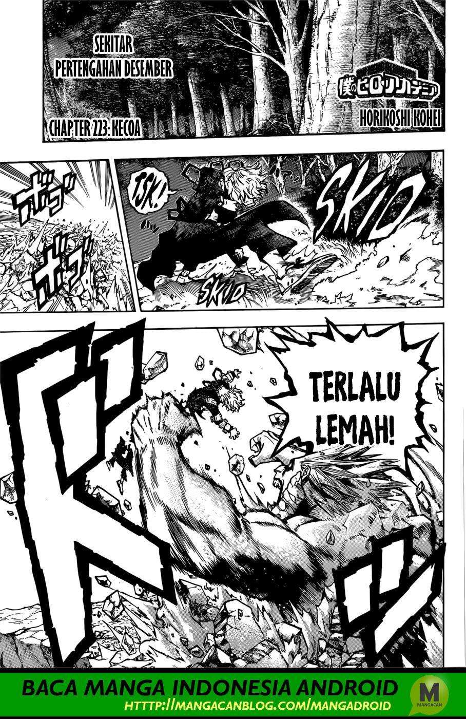 Baca Komik Boku no Hero Academia Chapter 223 Gambar 1
