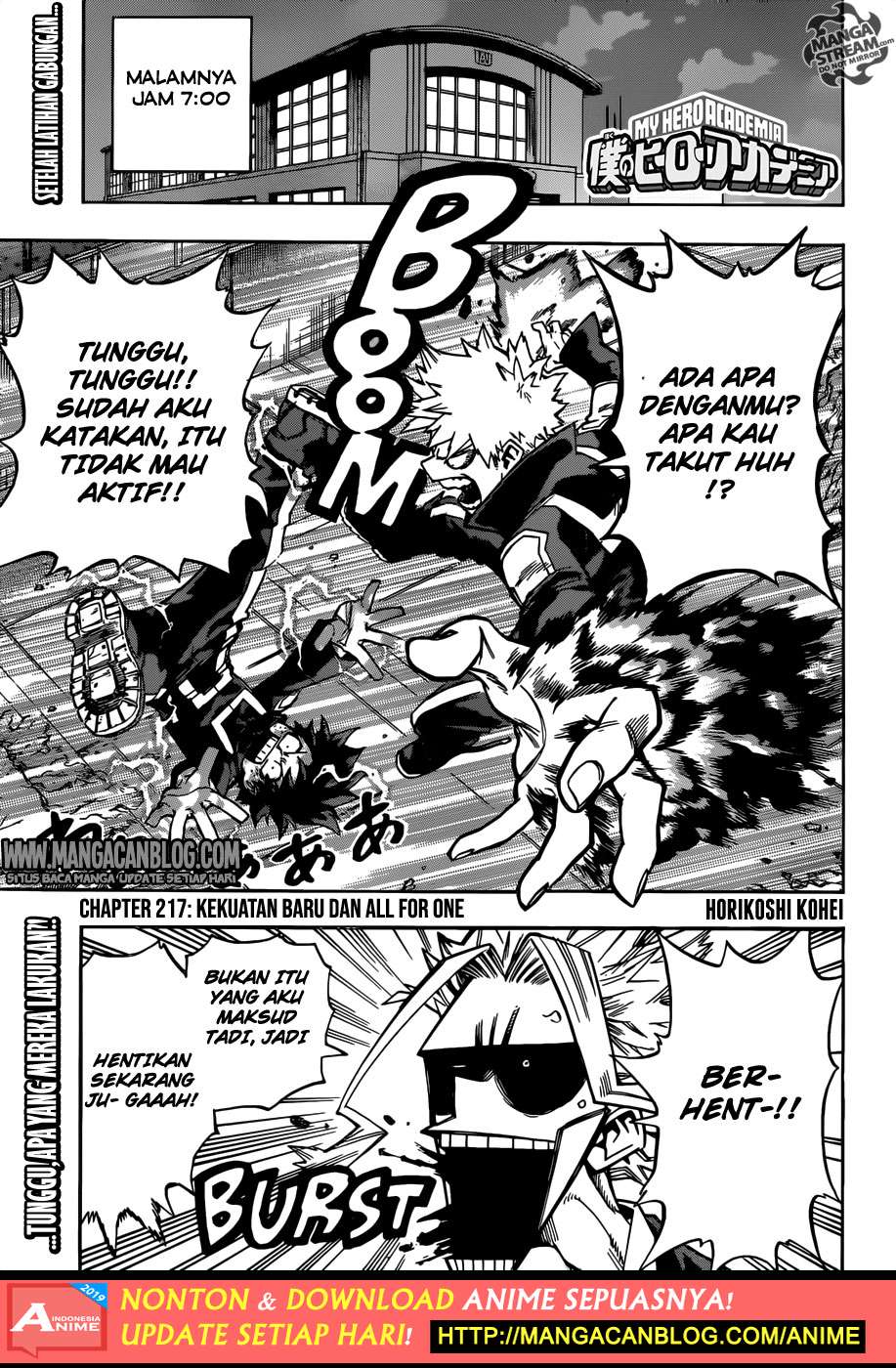 Baca Komik Boku no Hero Academia Chapter 217 Gambar 1