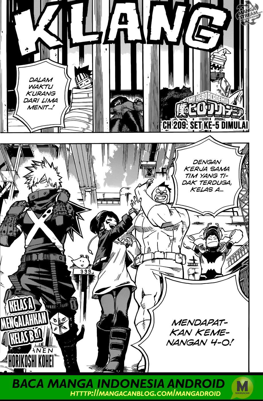 Baca Komik Boku no Hero Academia Chapter 209 Gambar 1
