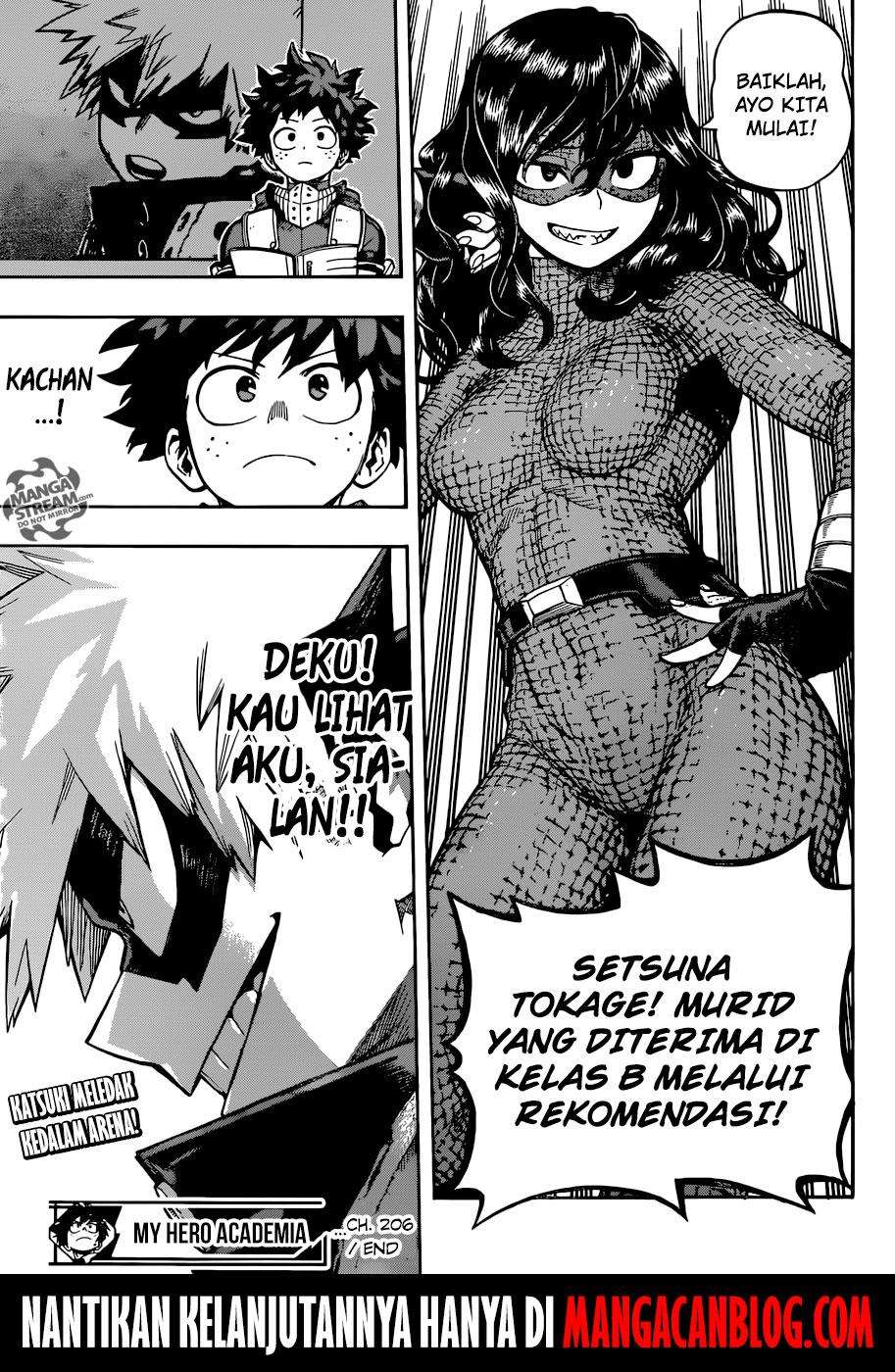 Boku no Hero Academia Chapter 206 Gambar 15