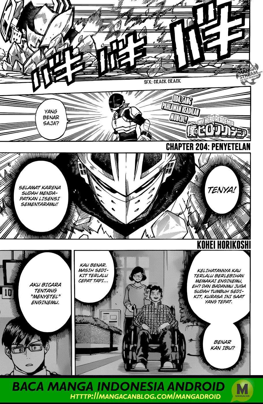 Baca Komik Boku no Hero Academia Chapter 204 Gambar 1