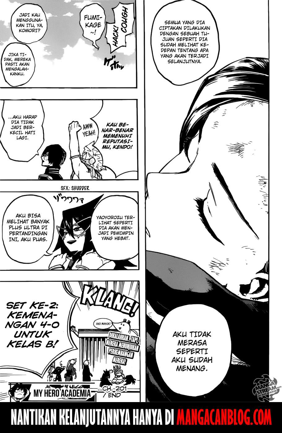 Boku no Hero Academia Chapter 201 Gambar 14