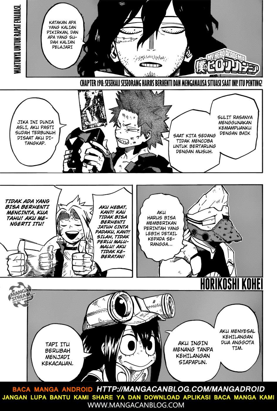 Baca Komik Boku no Hero Academia Chapter 198 Gambar 1