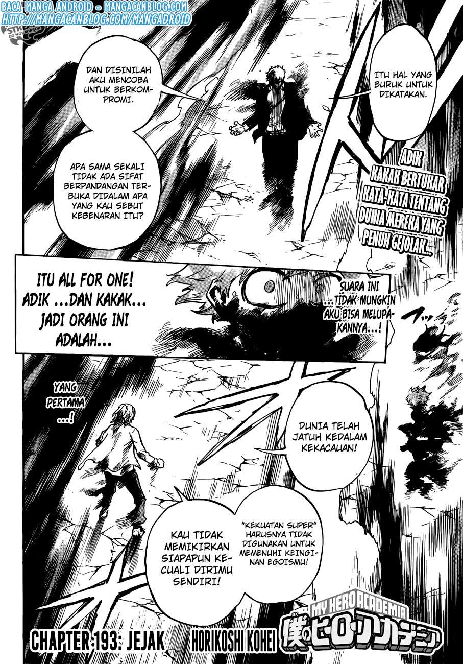 Boku no Hero Academia Chapter 193 Gambar 4