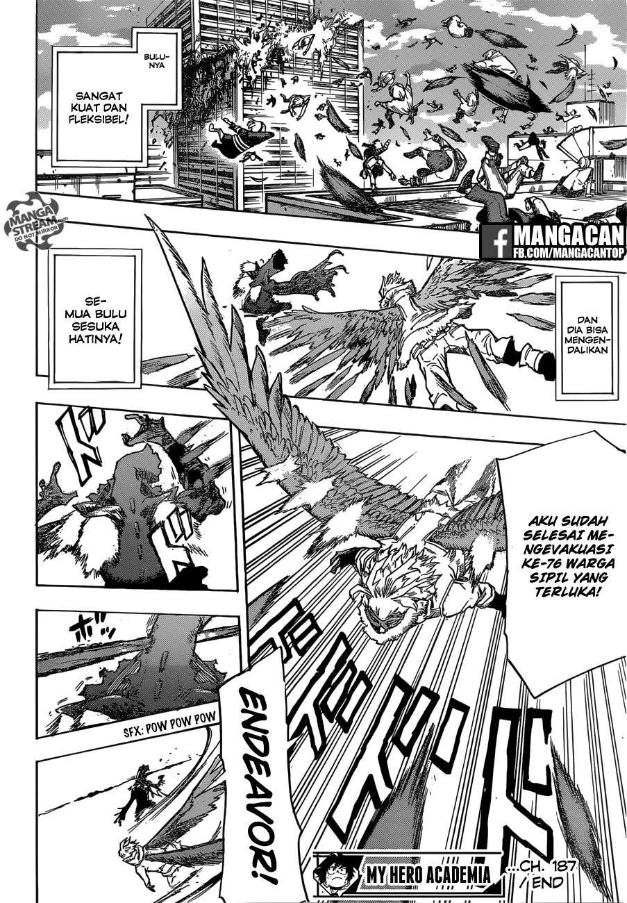 Boku no Hero Academia Chapter 187 Gambar 16