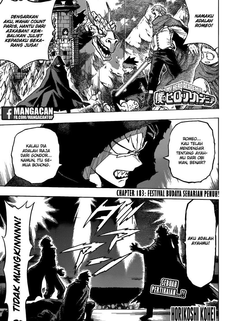 Baca Komik Boku no Hero Academia Chapter 183 Gambar 1