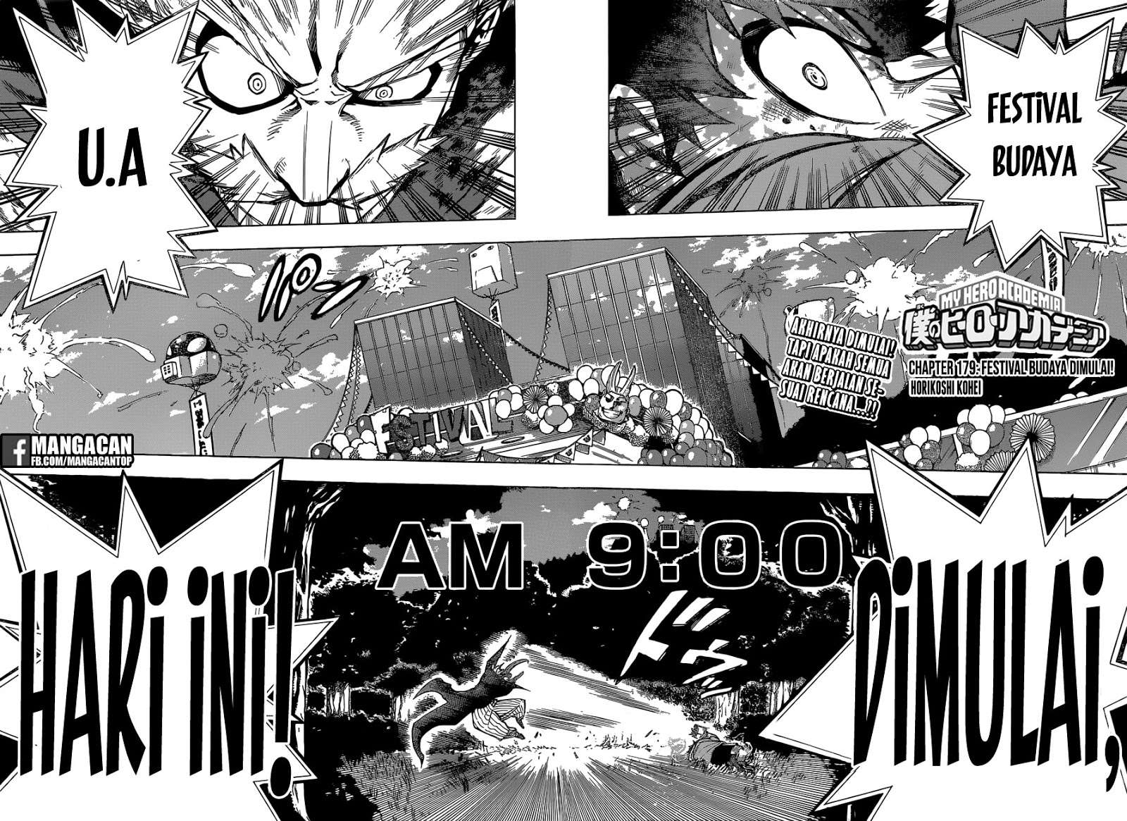 Boku no Hero Academia Chapter 179 Gambar 3