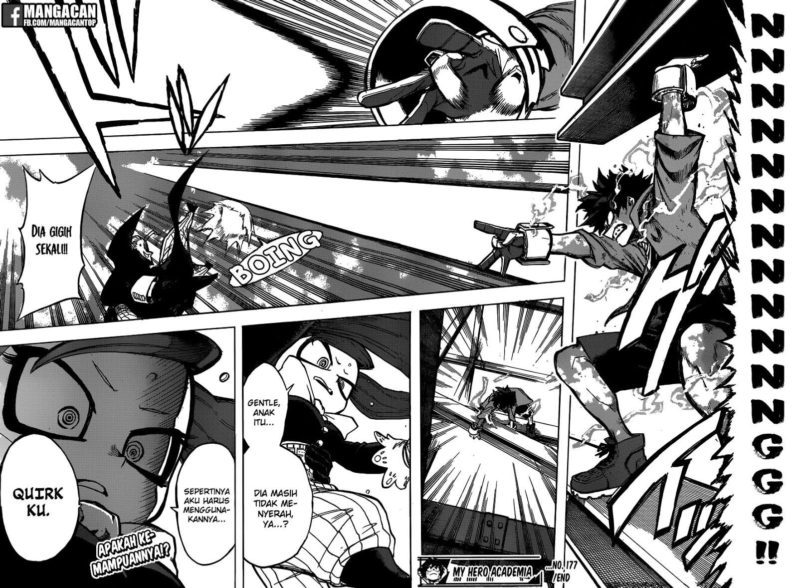 Boku no Hero Academia Chapter 177 Gambar 17