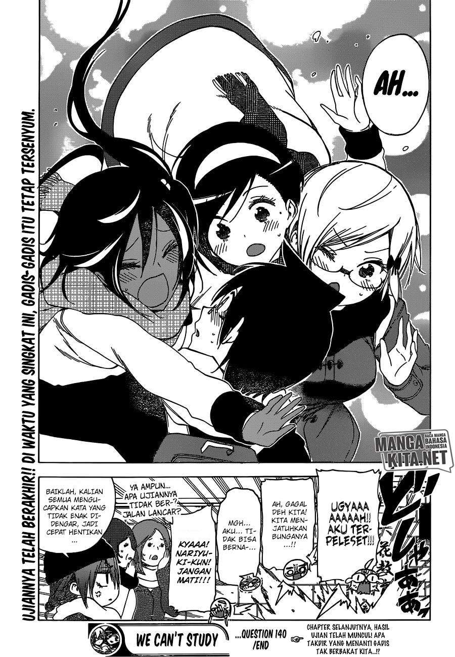 Bokutachi wa Benkyou ga Dekinai Chapter 140 Gambar 20