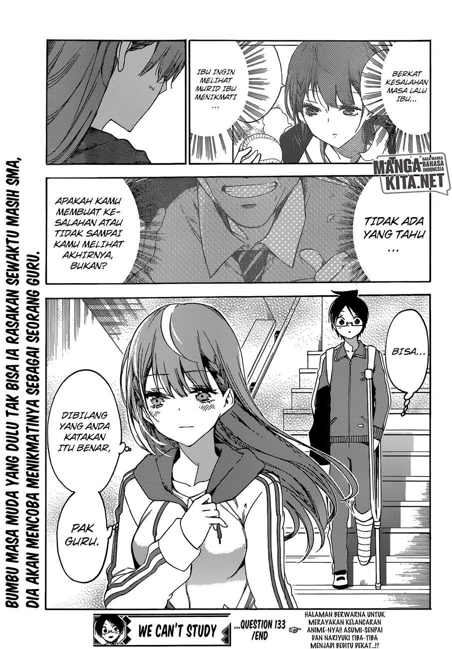 Bokutachi wa Benkyou ga Dekinai Chapter 133 Gambar 20