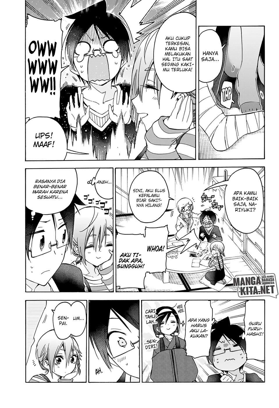 Bokutachi wa Benkyou ga Dekinai Chapter 131 Gambar 14