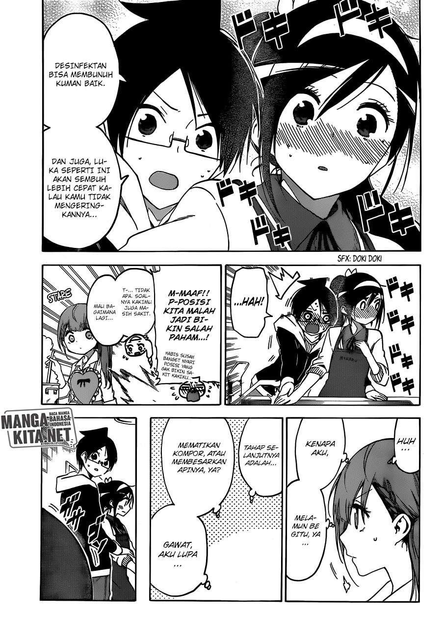 Bokutachi wa Benkyou ga Dekinai Chapter 130 Gambar 13