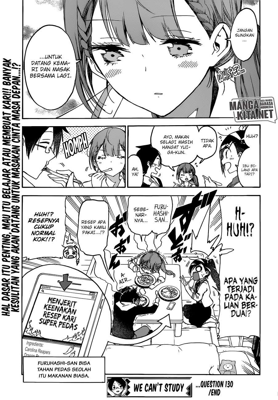 Bokutachi wa Benkyou ga Dekinai Chapter 130 Gambar 21