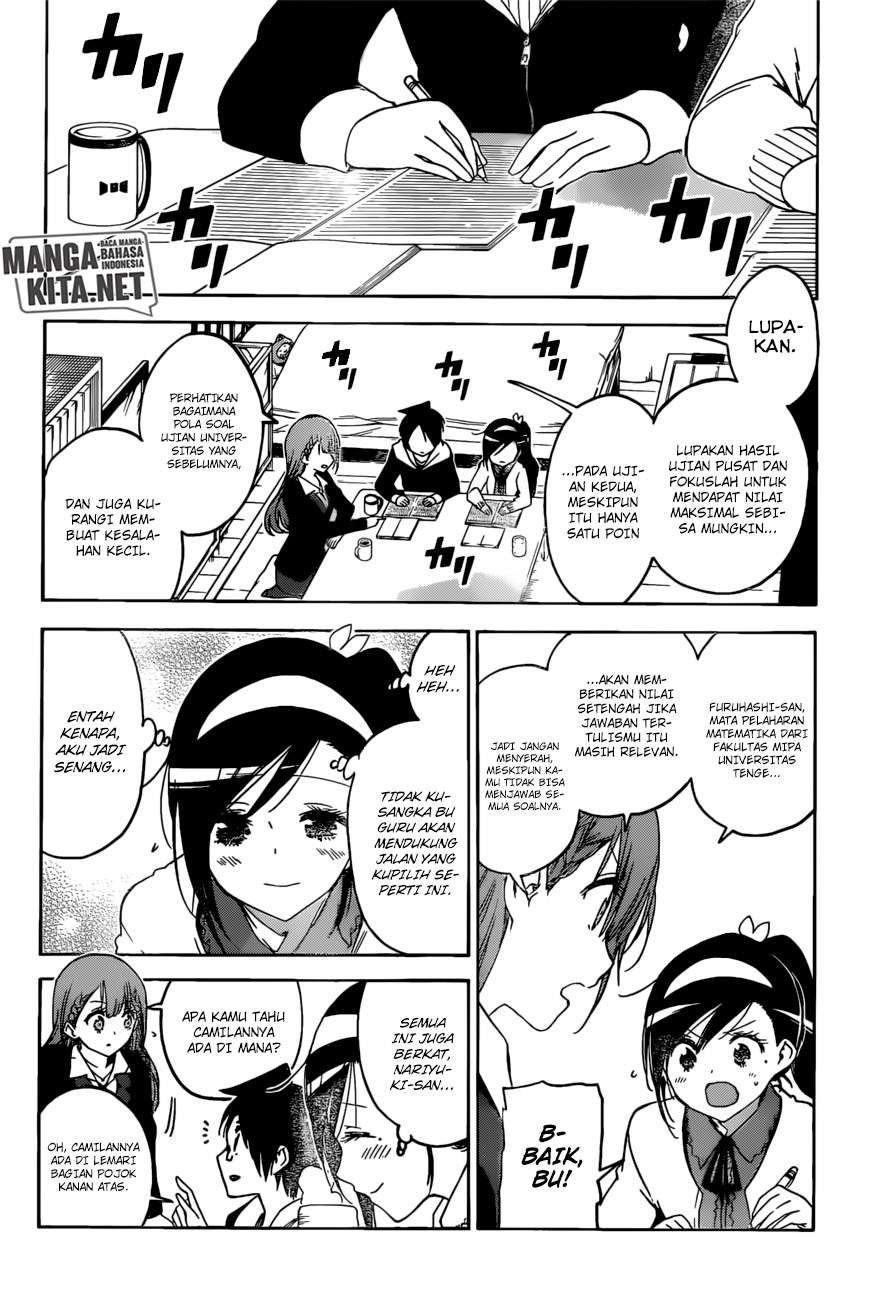 Bokutachi wa Benkyou ga Dekinai Chapter 130 Gambar 8