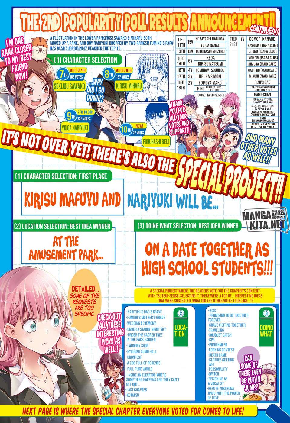 Bokutachi wa Benkyou ga Dekinai Chapter 119 Gambar 3