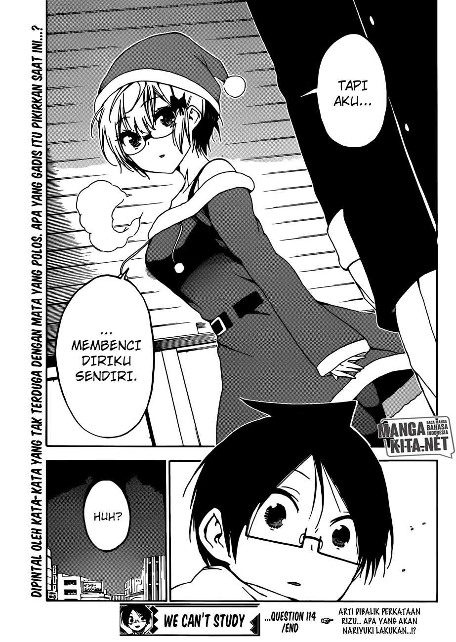 Bokutachi wa Benkyou ga Dekinai Chapter 114 Gambar 20