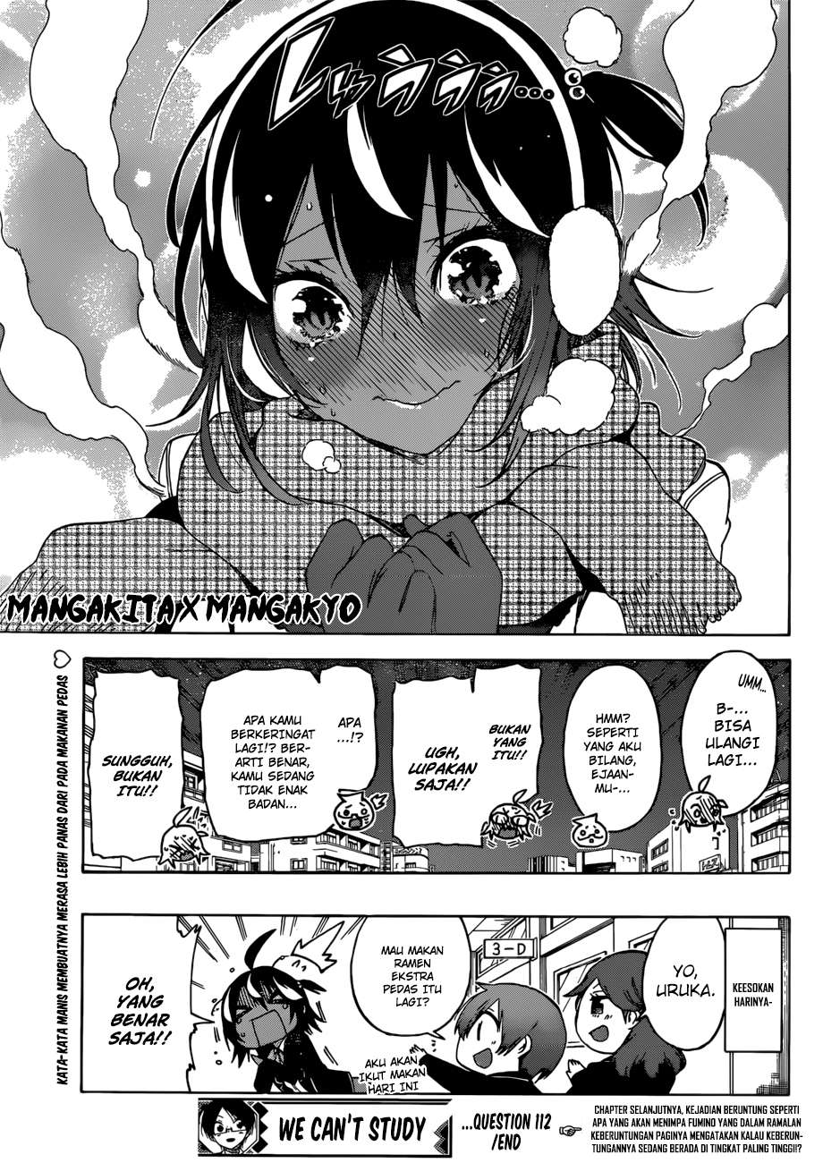 Bokutachi wa Benkyou ga Dekinai Chapter 112 Gambar 20