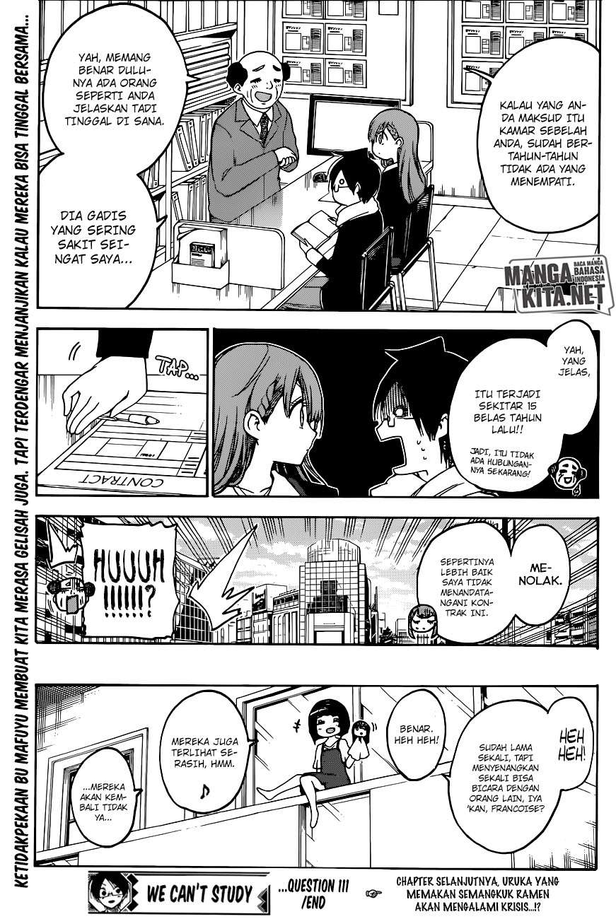 Bokutachi wa Benkyou ga Dekinai Chapter 111 Gambar 21