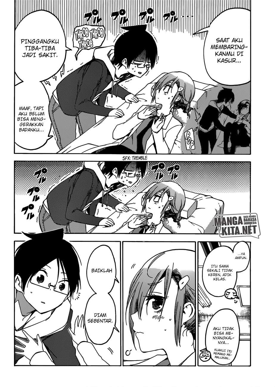 Bokutachi wa Benkyou ga Dekinai Chapter 110 Gambar 5