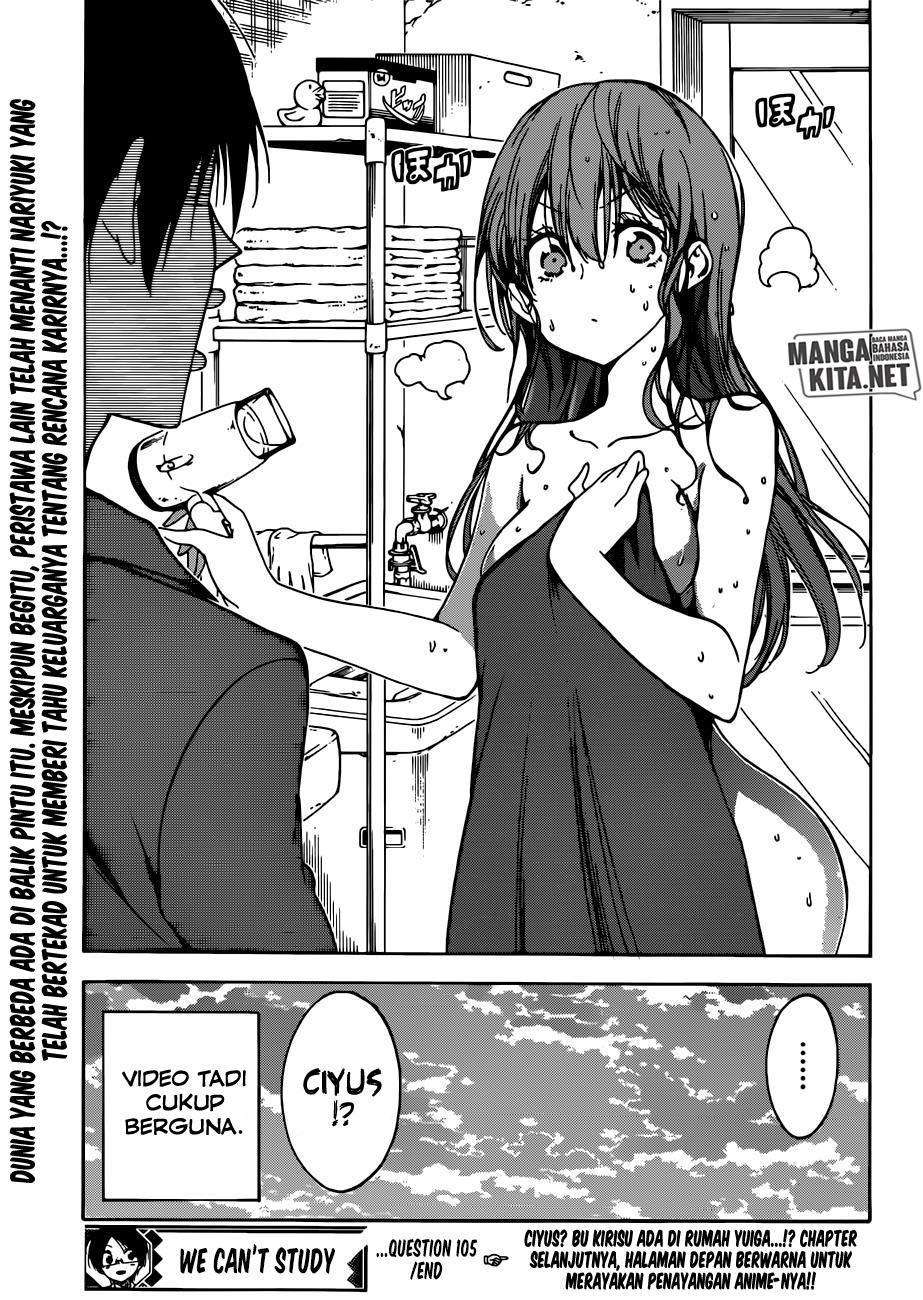 Bokutachi wa Benkyou ga Dekinai Chapter 105 Gambar 21