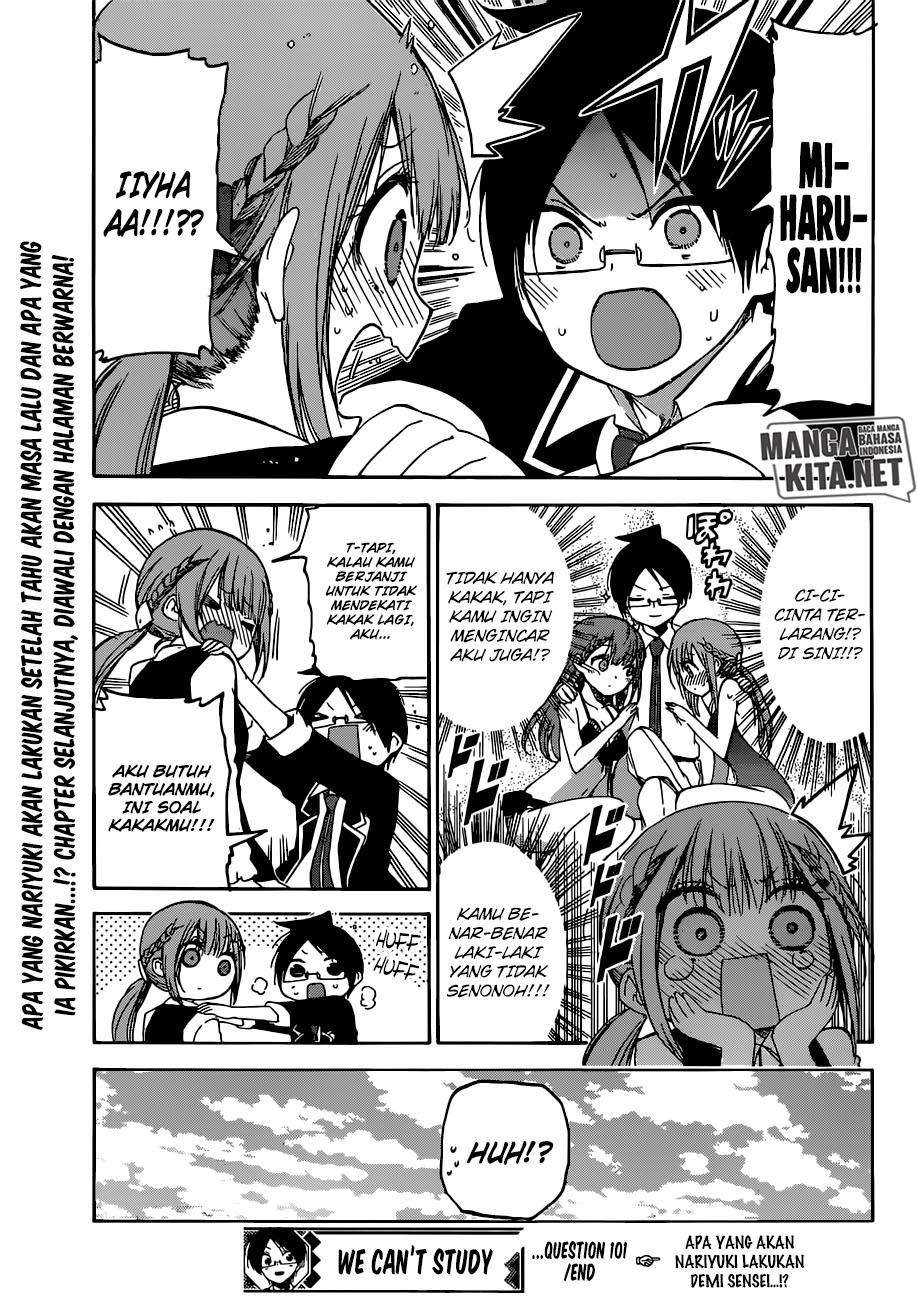 Bokutachi wa Benkyou ga Dekinai Chapter 101 Gambar 20