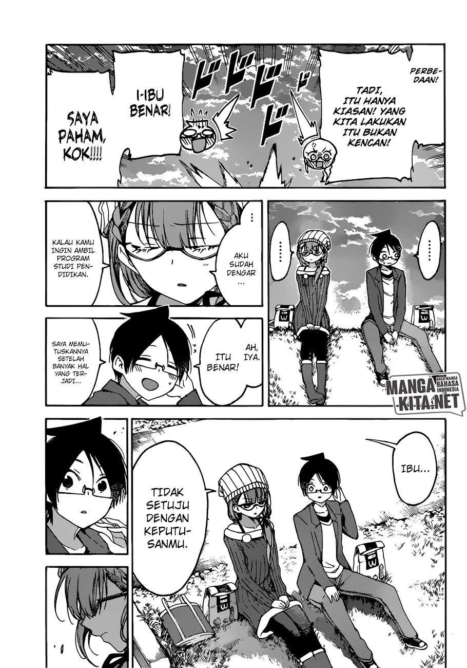 Bokutachi wa Benkyou ga Dekinai Chapter 100 Gambar 16