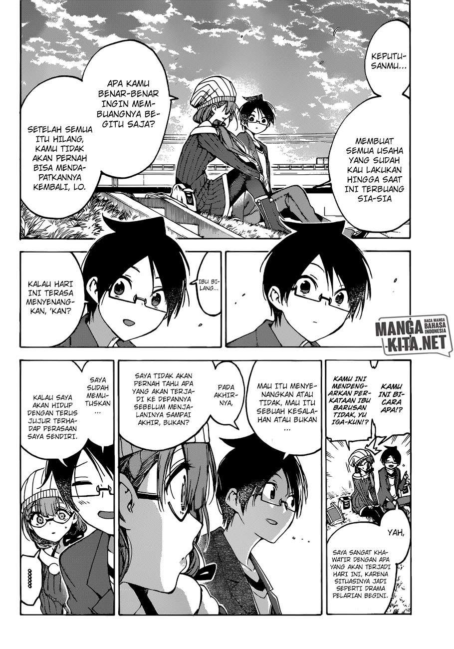 Bokutachi wa Benkyou ga Dekinai Chapter 100 Gambar 17