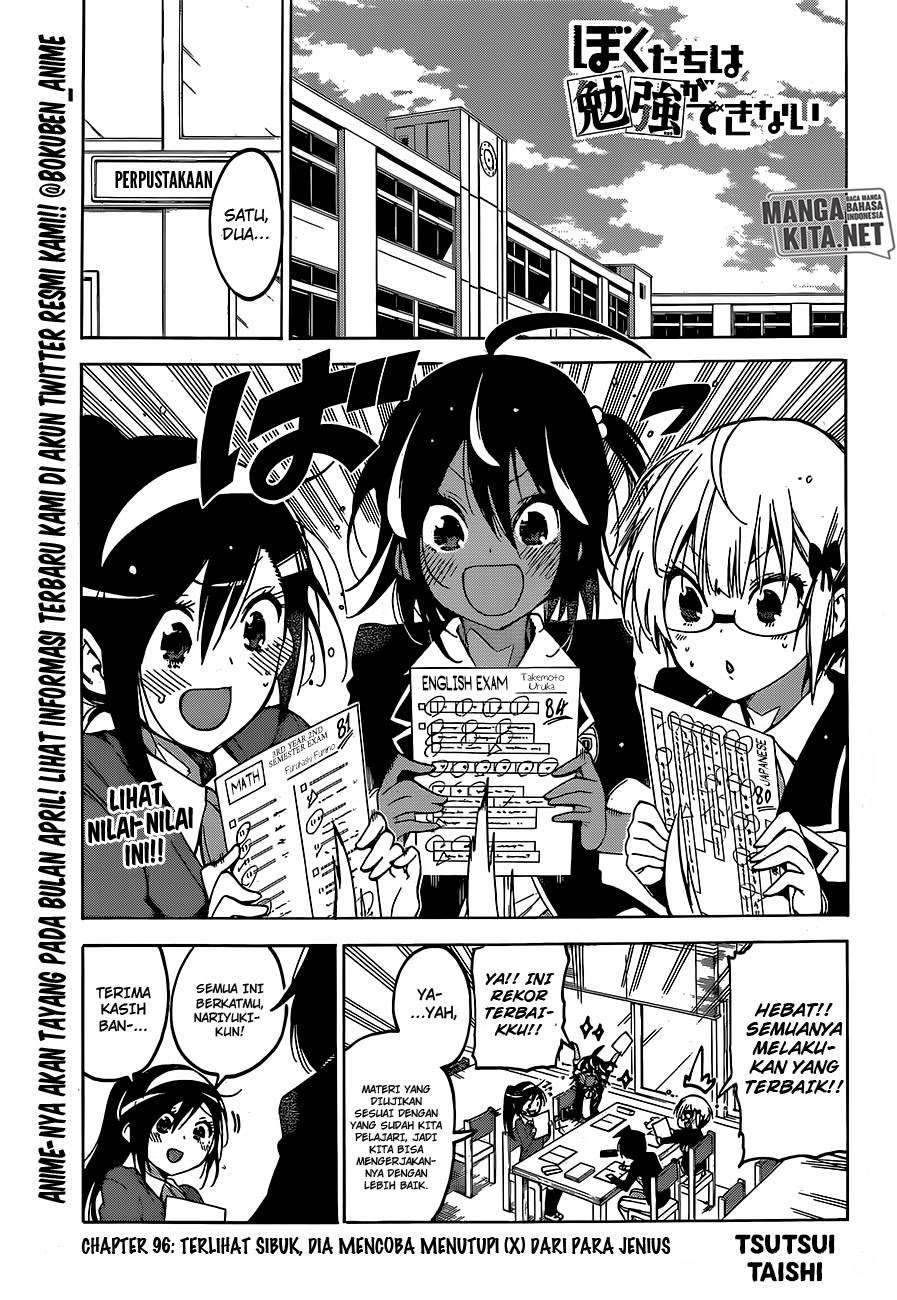 Baca  Bokutachi wa Benkyou ga Dekinai Chapter 96 Gambar 2