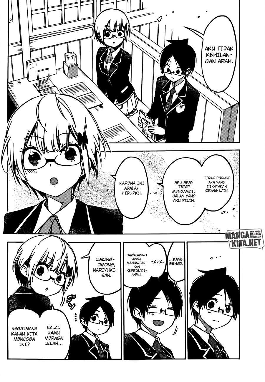 Bokutachi wa Benkyou ga Dekinai Chapter 91 Gambar 13