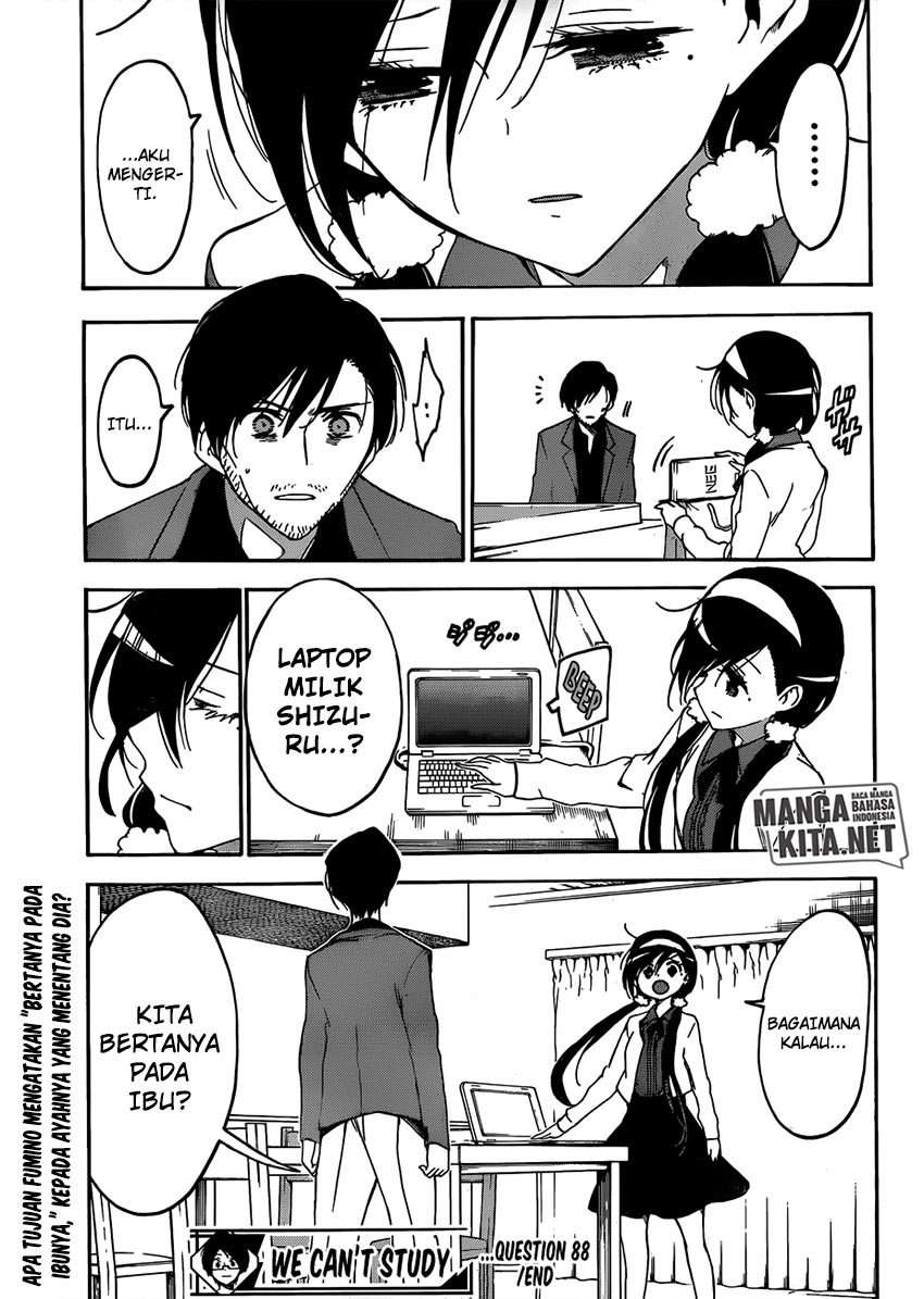 Bokutachi wa Benkyou ga Dekinai Chapter 88 Gambar 21