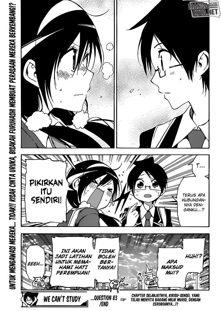 Bokutachi wa Benkyou ga Dekinai Chapter 83 Gambar 22