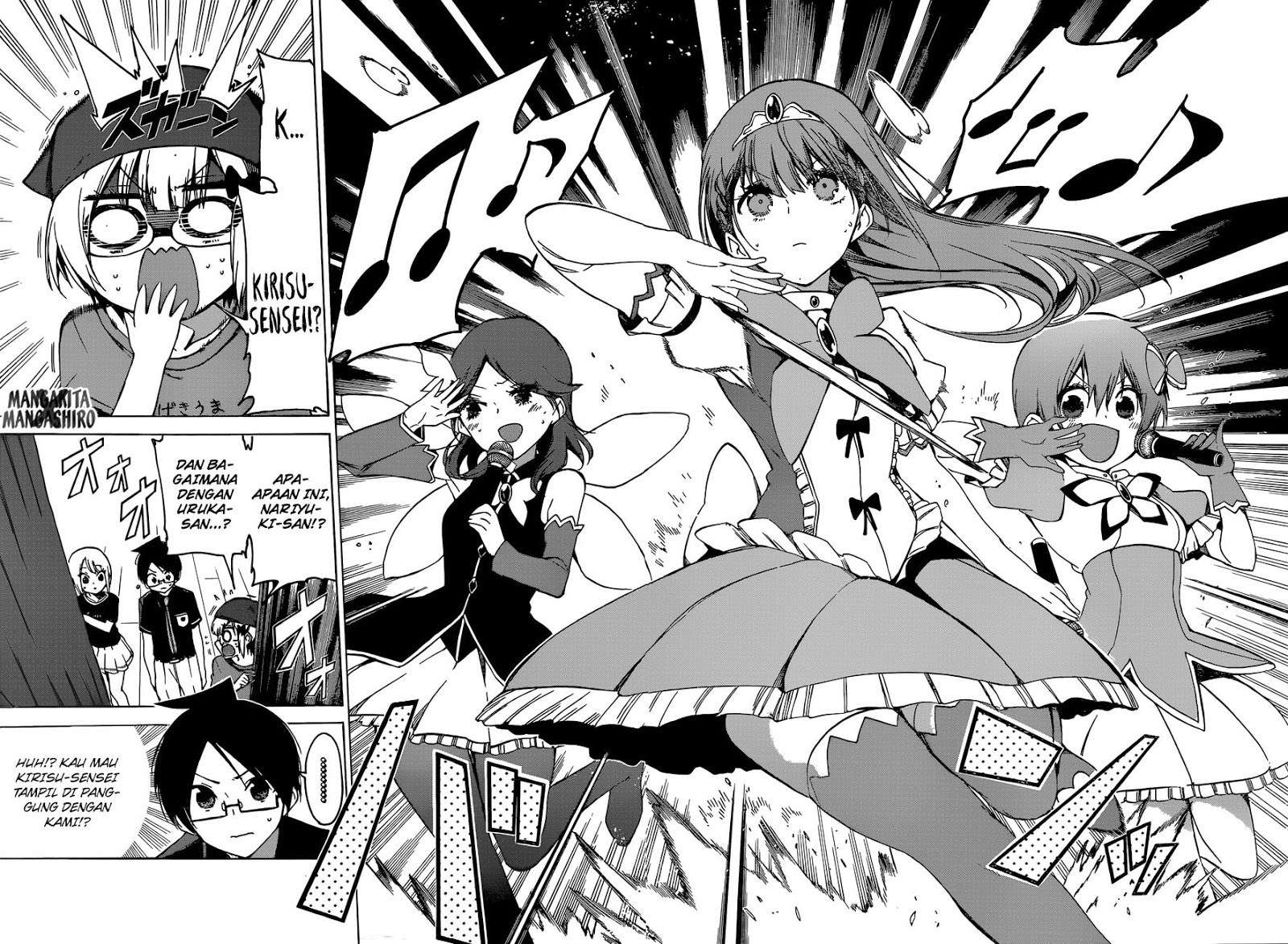 Bokutachi wa Benkyou ga Dekinai Chapter 66 Gambar 3