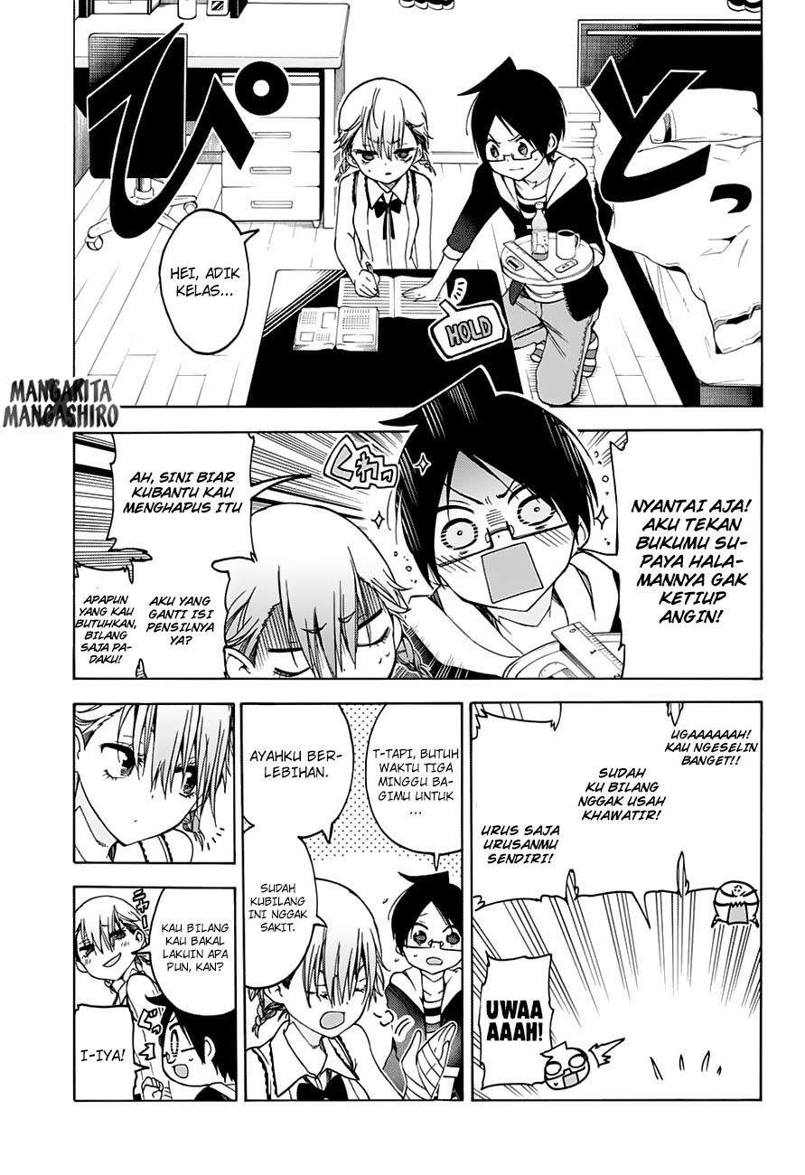 Bokutachi wa Benkyou ga Dekinai Chapter 60 Gambar 6